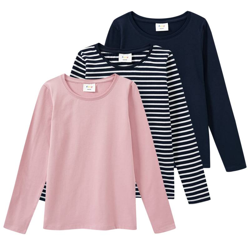 3 Mädchen Langarmshirts im Set von Yigga