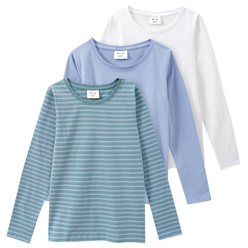 3 Mädchen Langarmshirts im Set von Yigga