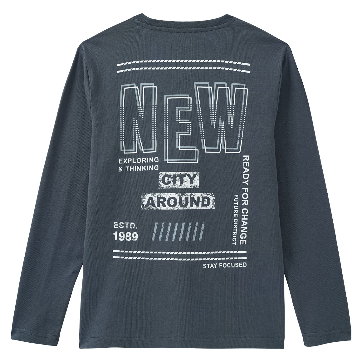 Jungen Langarmshirt mit Backprint von Yigga