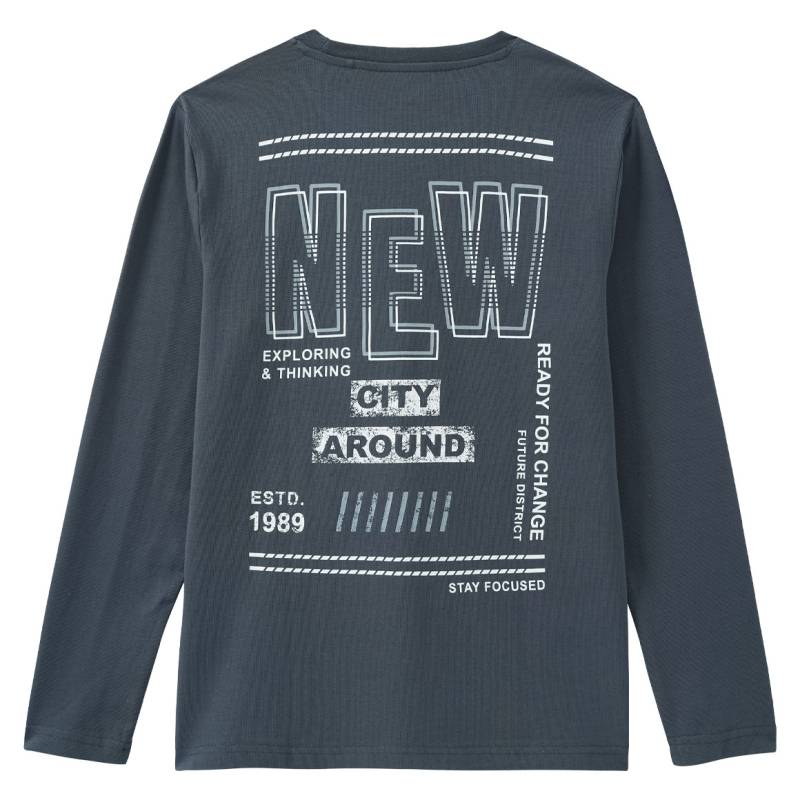 Jungen Langarmshirt mit Backprint von Yigga