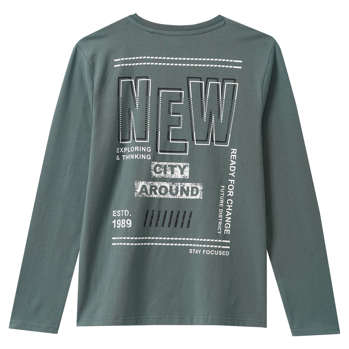 Jungen Langarmshirt mit Backprint von Yigga