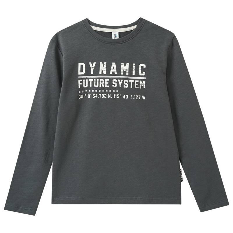 Jungen Langarmshirt mit Message-Print von Yigga