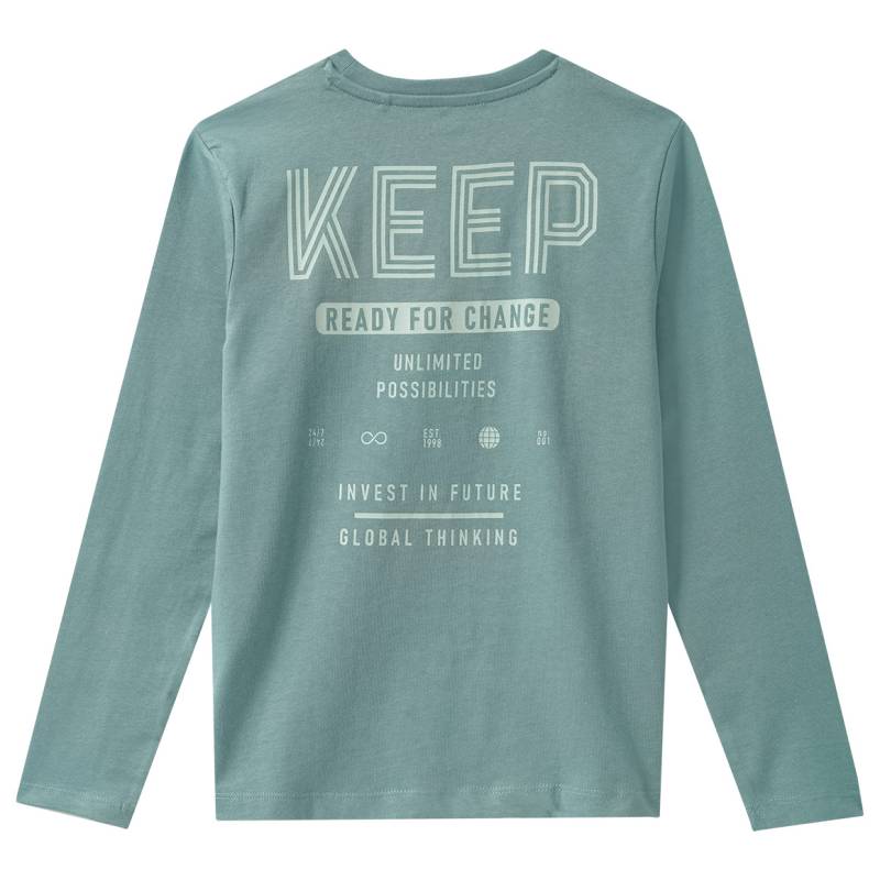 Jungen Langarmshirt mit Rücken-Print von Yigga