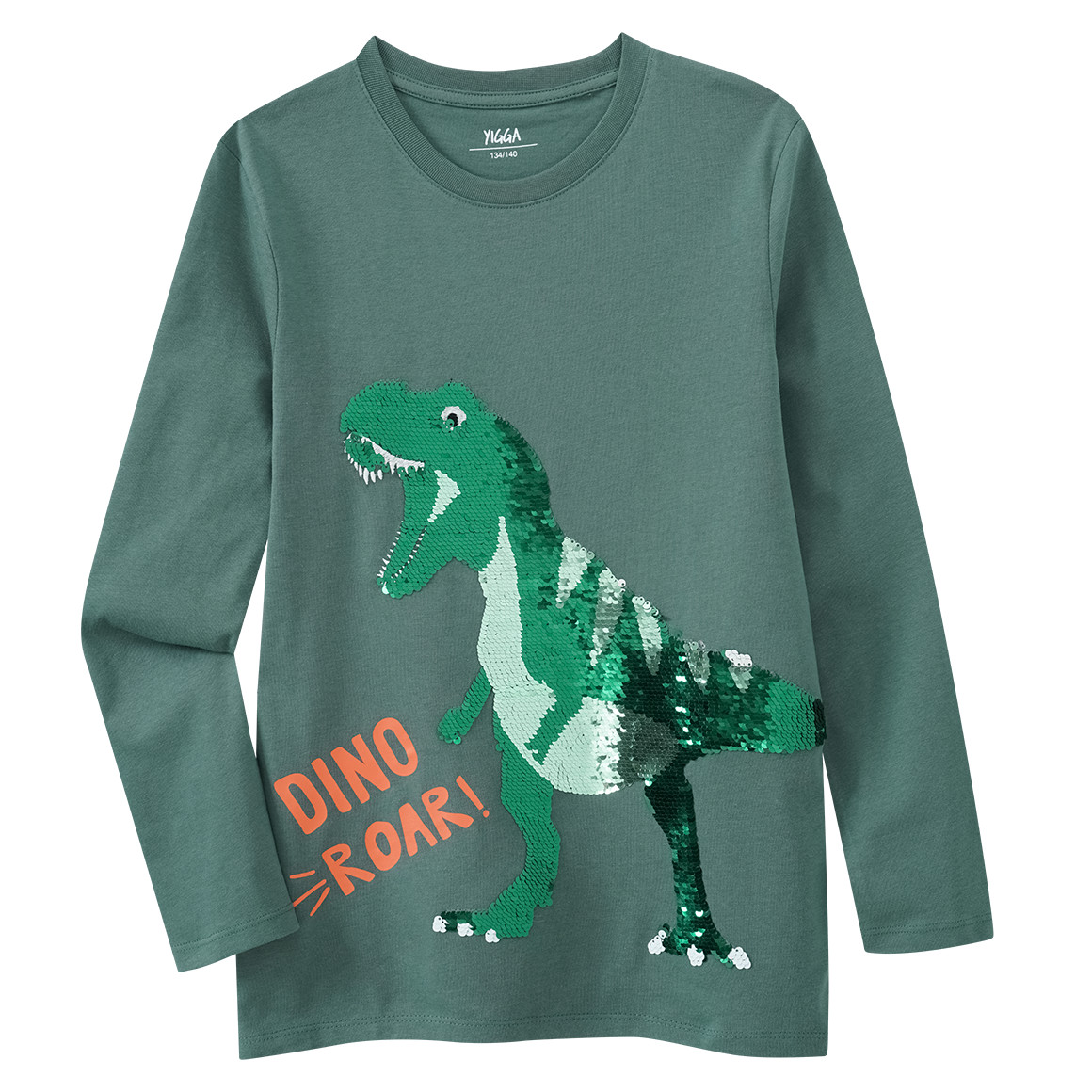 Jungen Langarmshirt mit Wendepailletten von Yigga