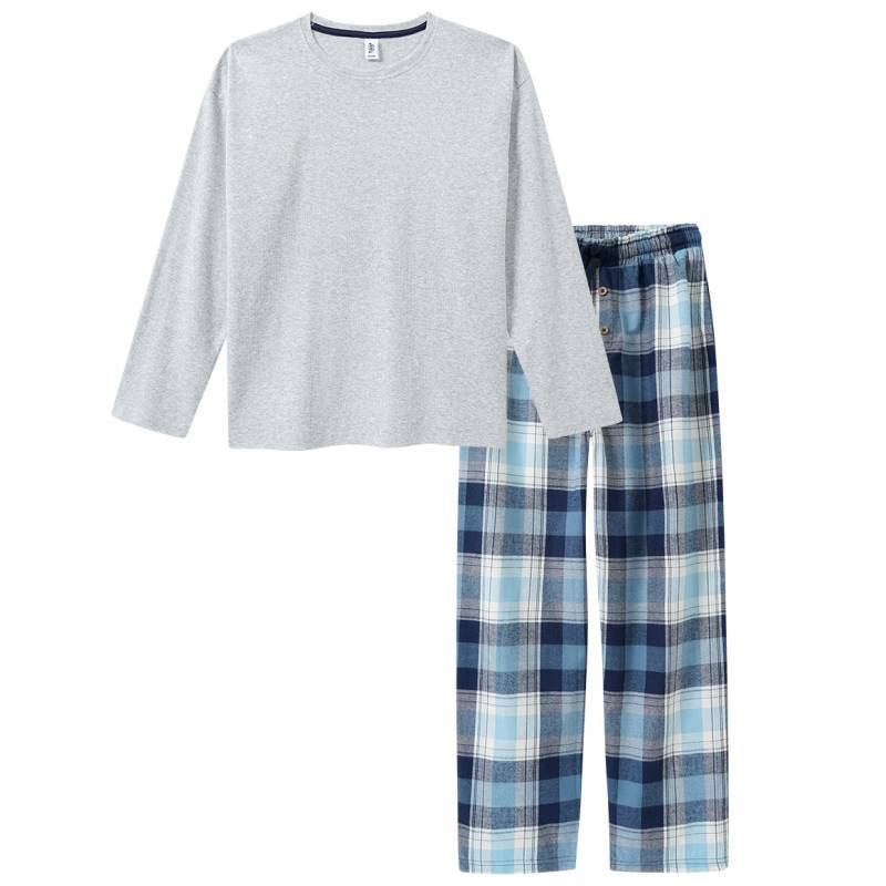 Jungen Schlafanzug mit Rippstruktur von Yigga