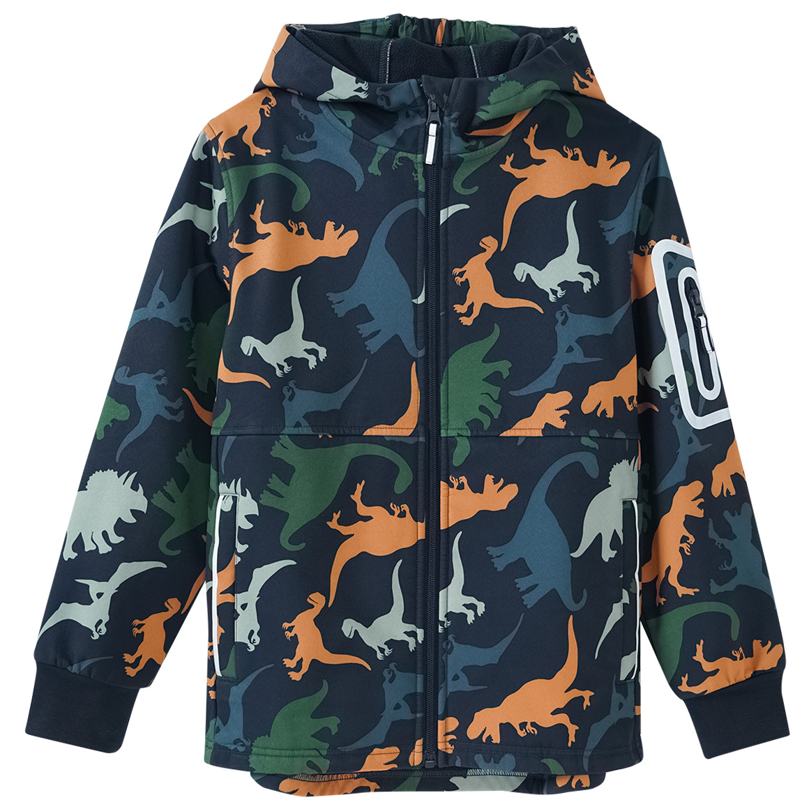 Jungen Softshelljacke mit Kapuze von Yigga