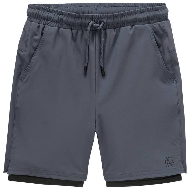 Jungen Sporthose zweilagig von Yigga