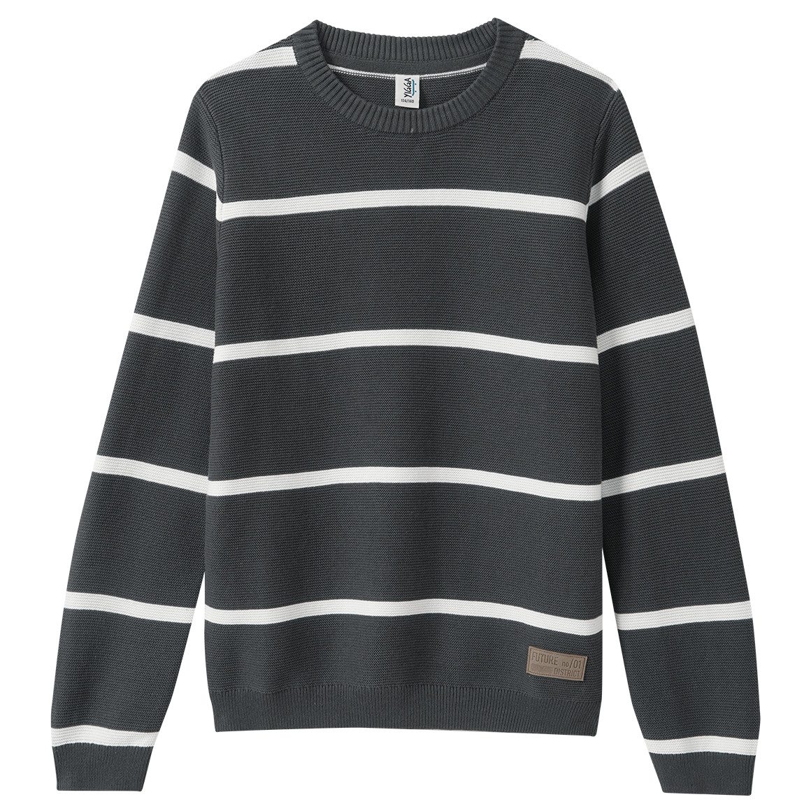 Jungen Strickpullover mit Streifen von Yigga