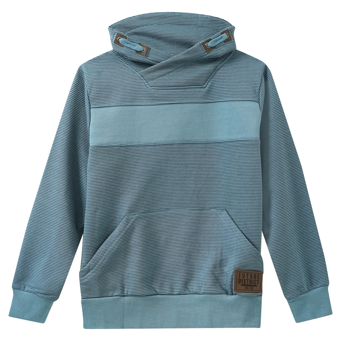 Jungen Sweathoodie mit Schalkragen von Yigga