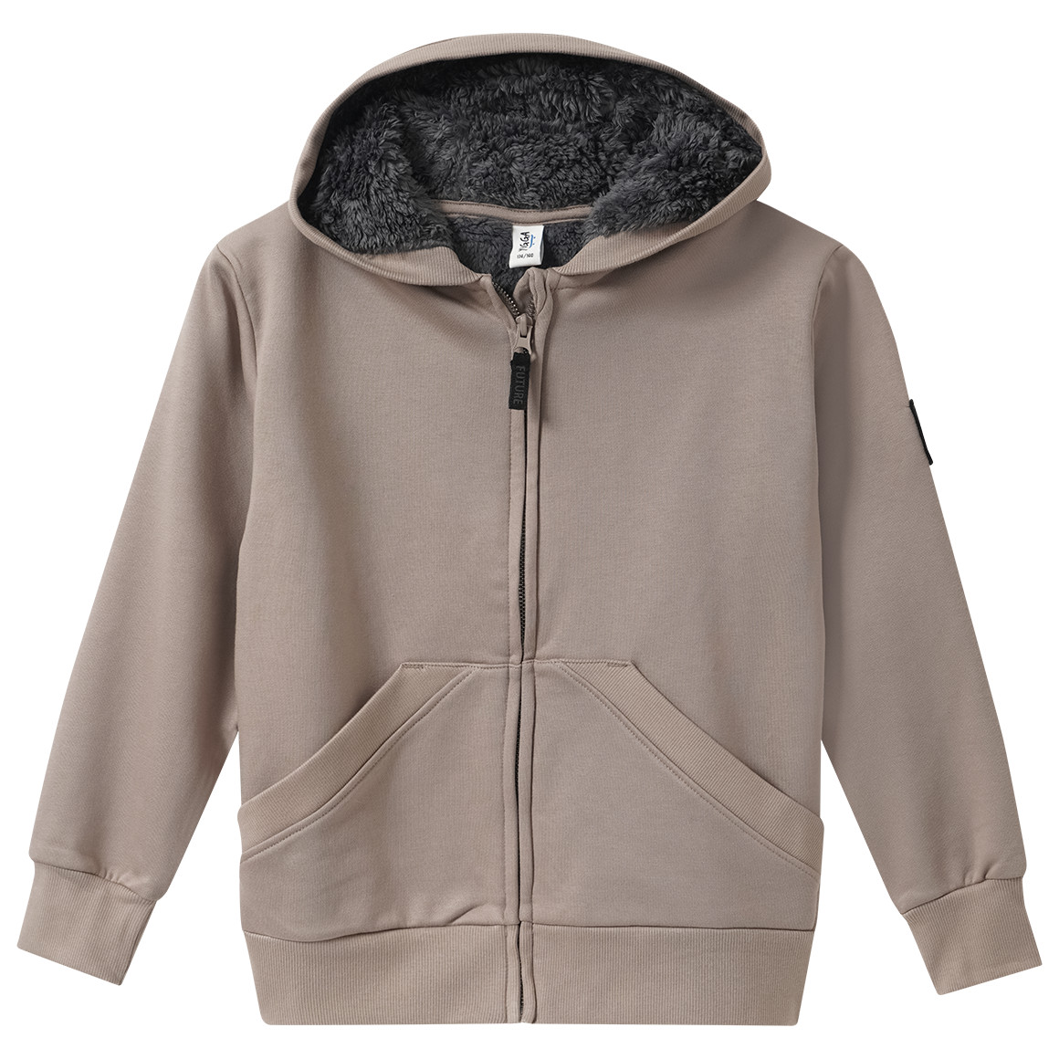 Jungen Sweatjacke mit Teddyplüsch Jungen Sweatjacke mit Teddyplüsch von Yigga