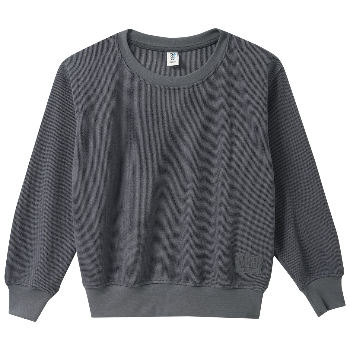 Jungen Sweatshirt in Piqué-Optik von Yigga