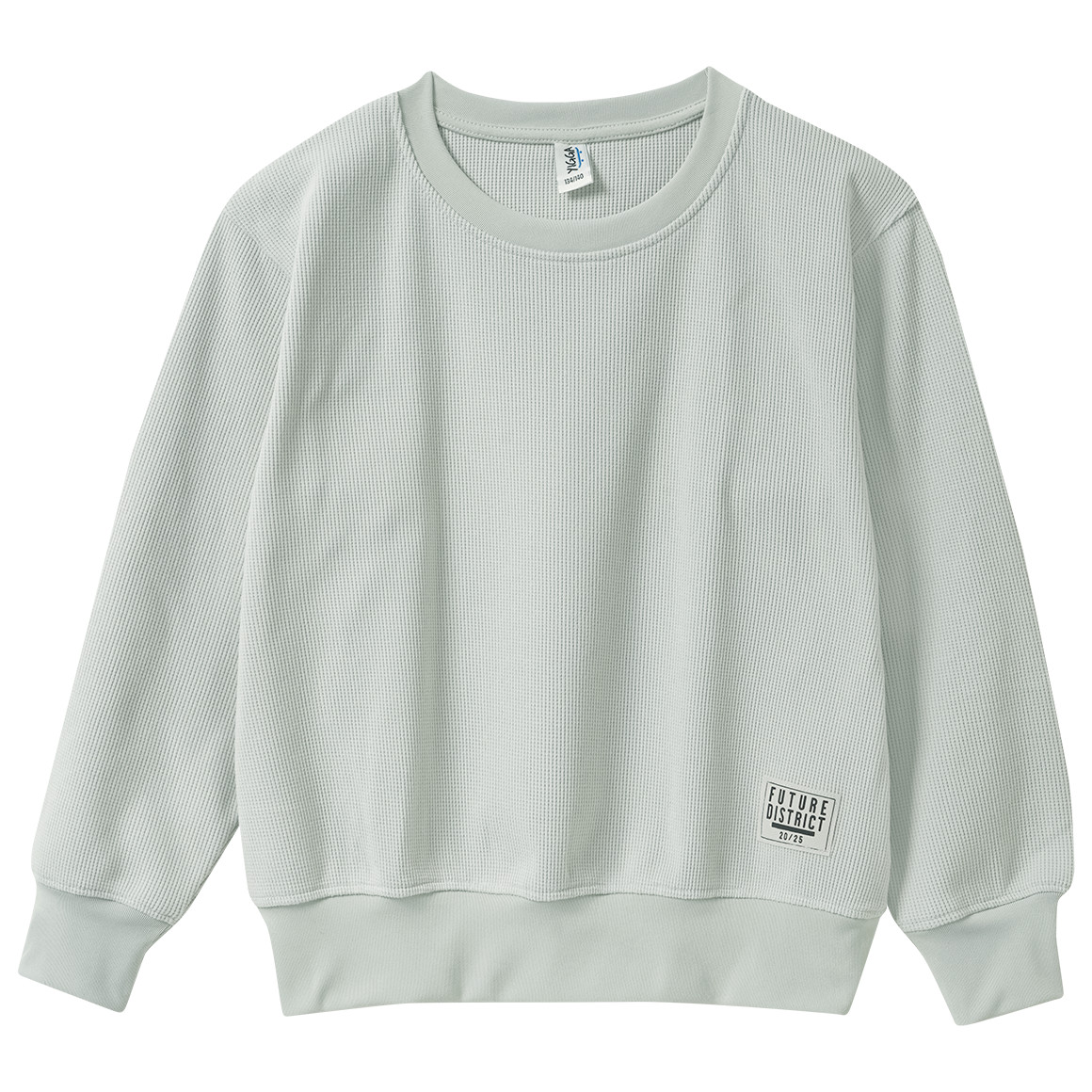 Jungen Sweatshirt in Piqué-Optik von Yigga