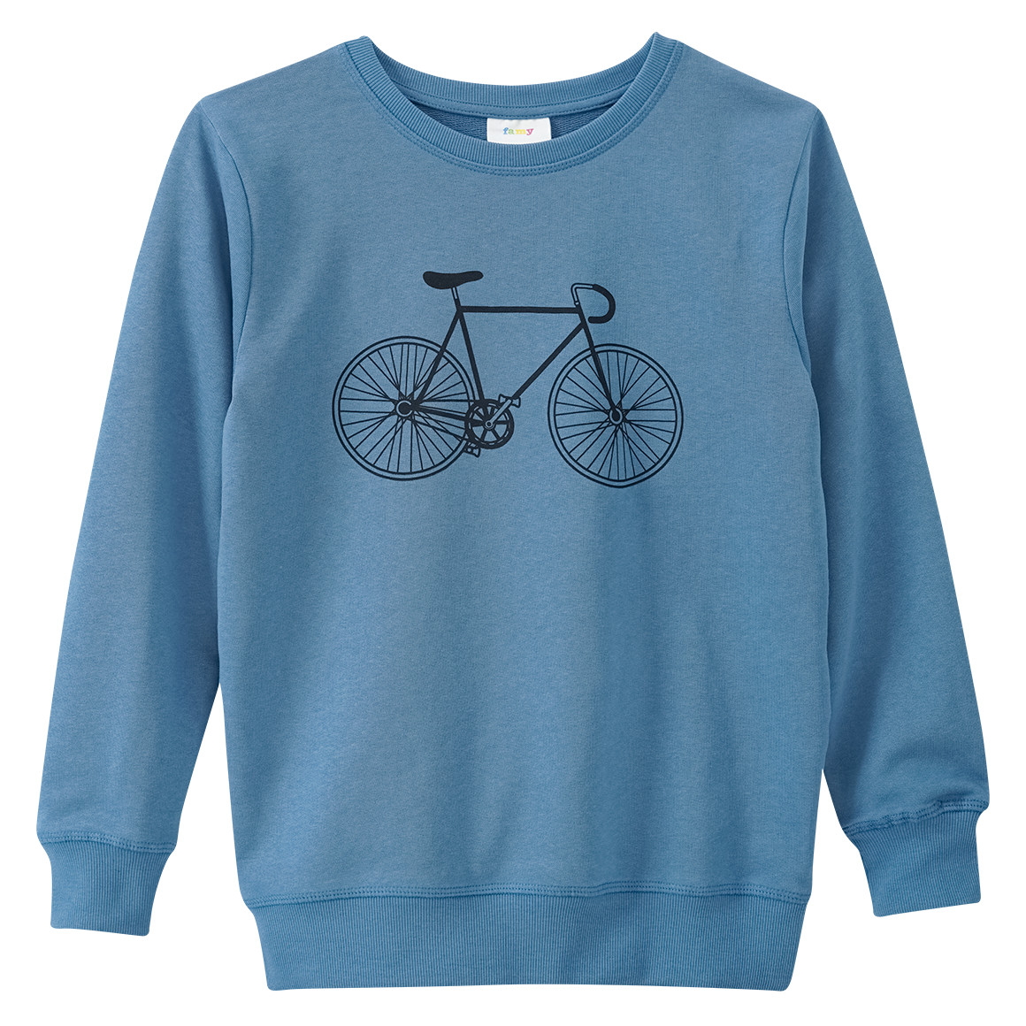 Jungen Sweatshirt mit Fahrrad-Print von Yigga