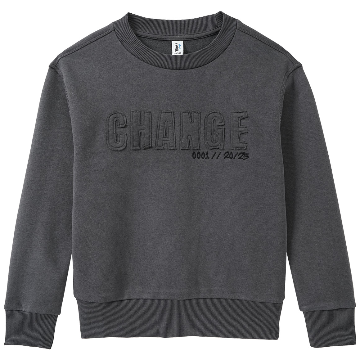 Jungen Sweatshirt mit Schriftzug von Yigga