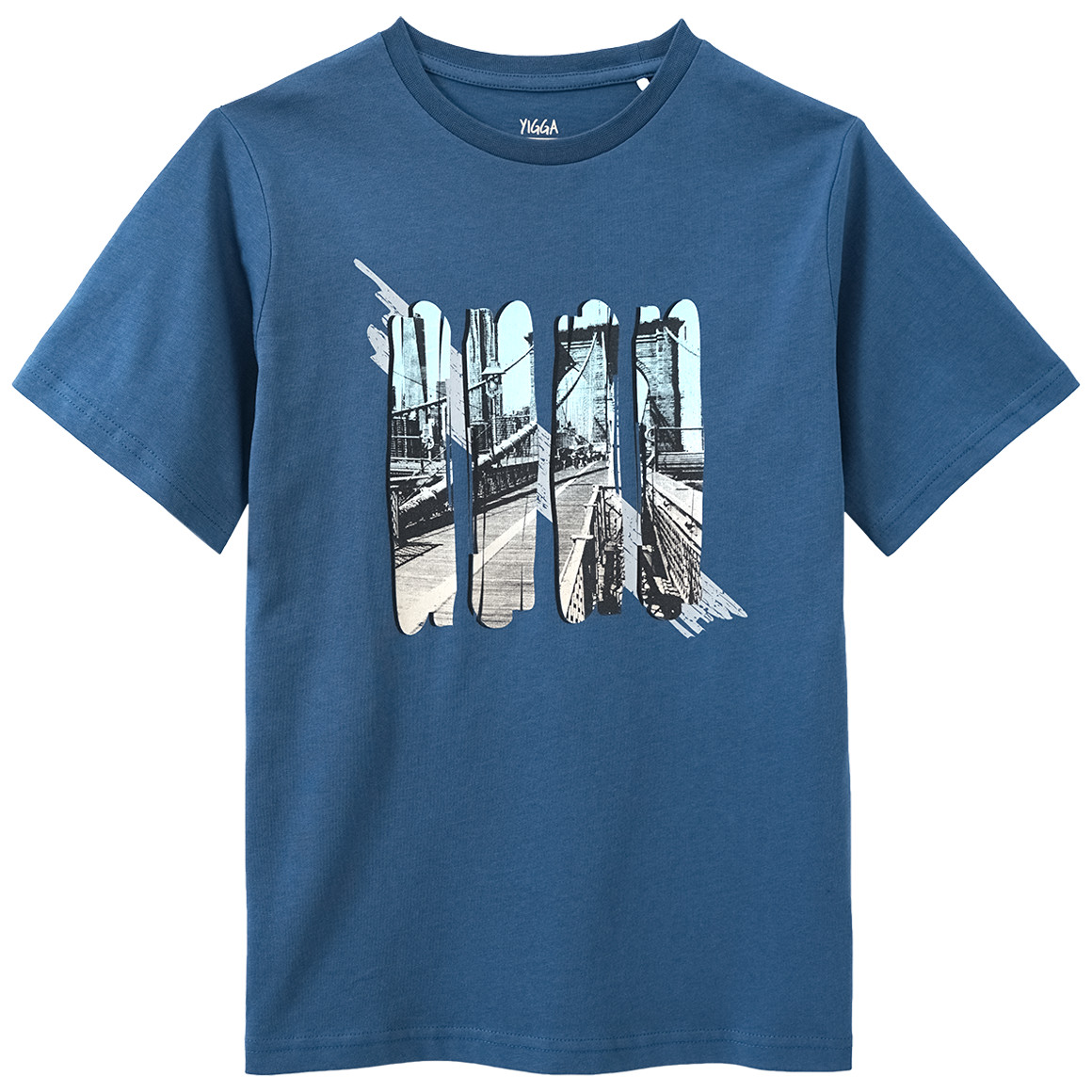 Jungen T-Shirt mit City-Print von Yigga
