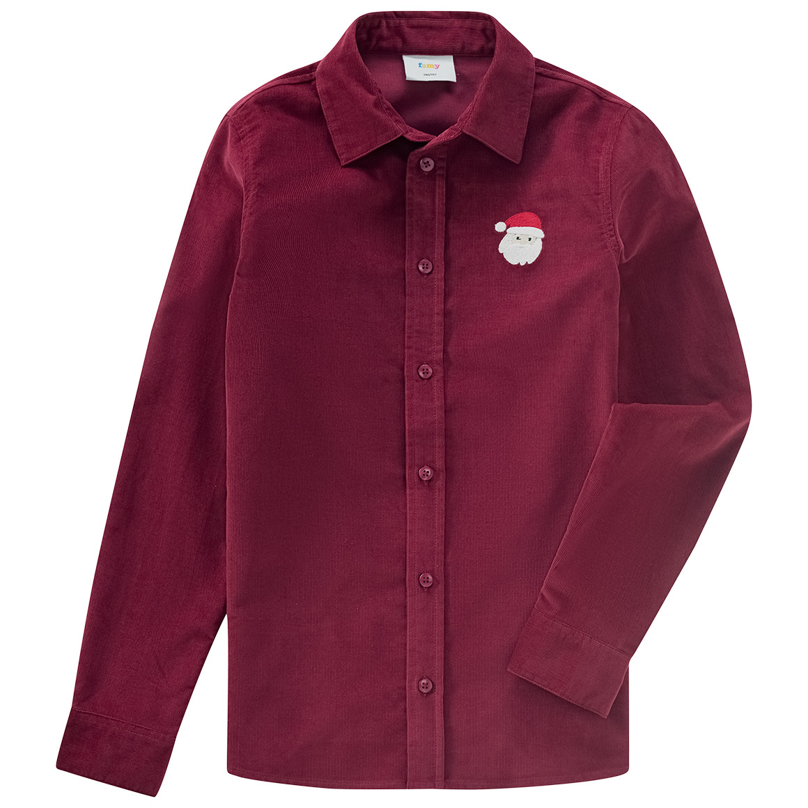 Jungen Weihnachtshemd mit Stickerei von Yigga