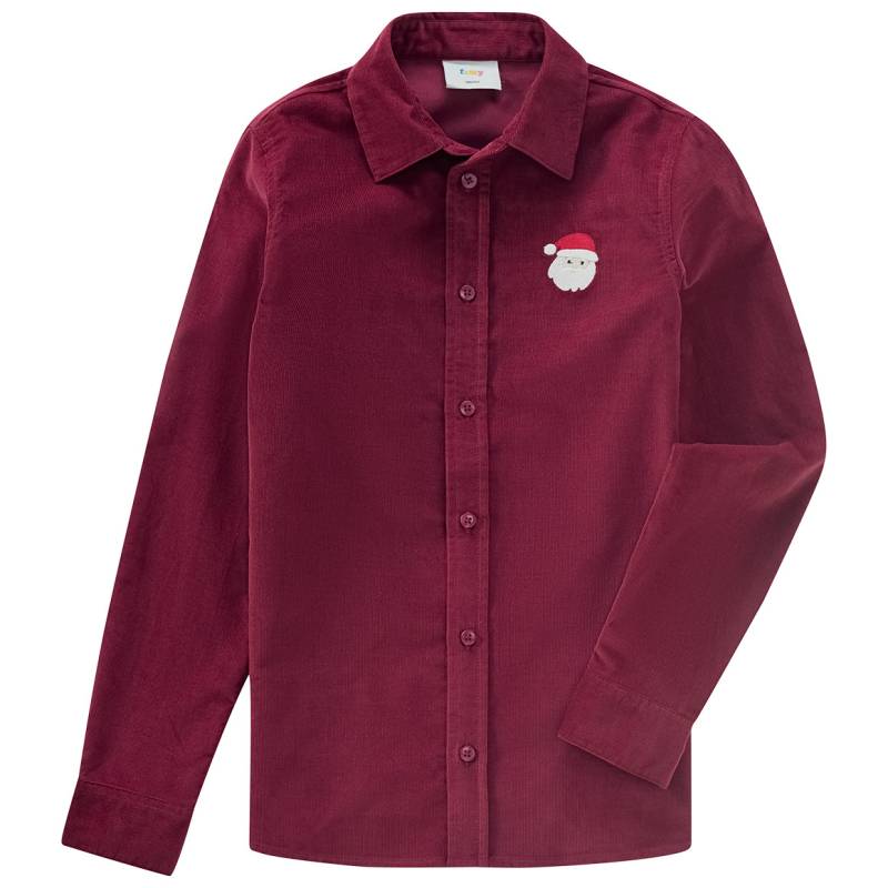 Jungen Weihnachtshemd mit Stickerei von Yigga