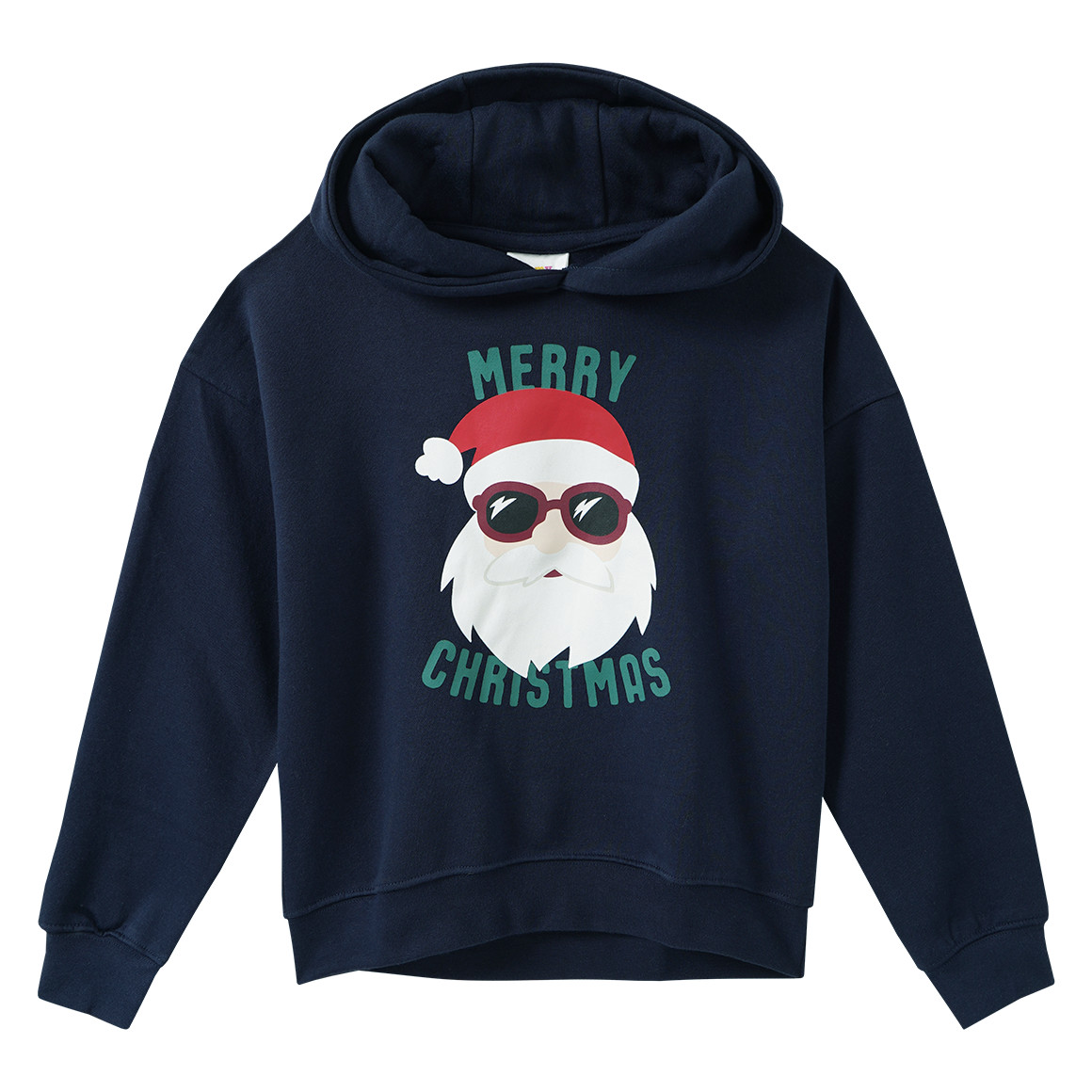 Jungen Weihnachtshoodie mit Santa-Print von Yigga