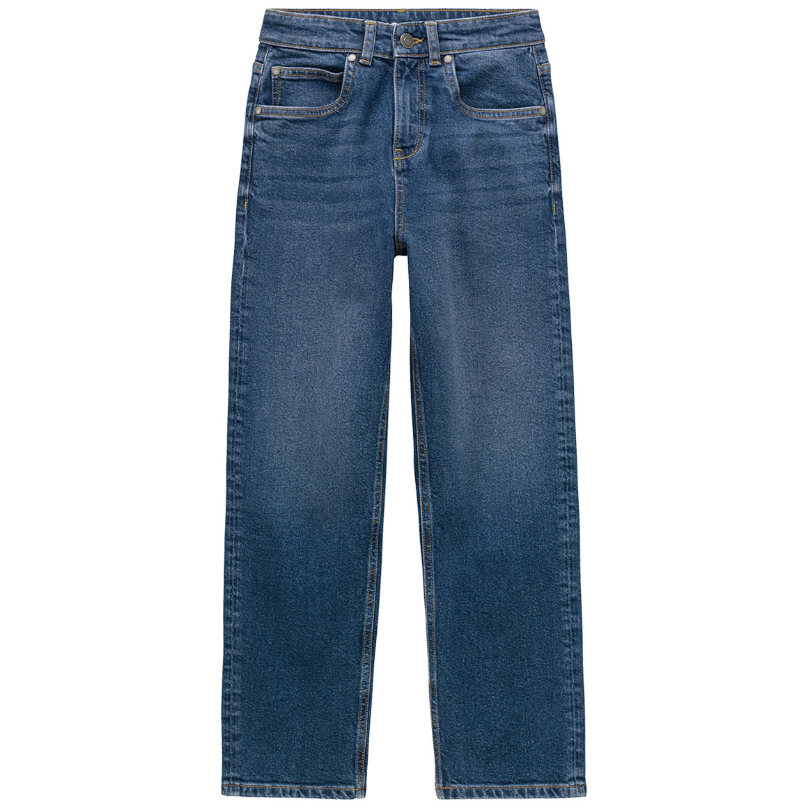 Jungen Wide-Leg-Jeans mit verstellbarem Bund von Yigga