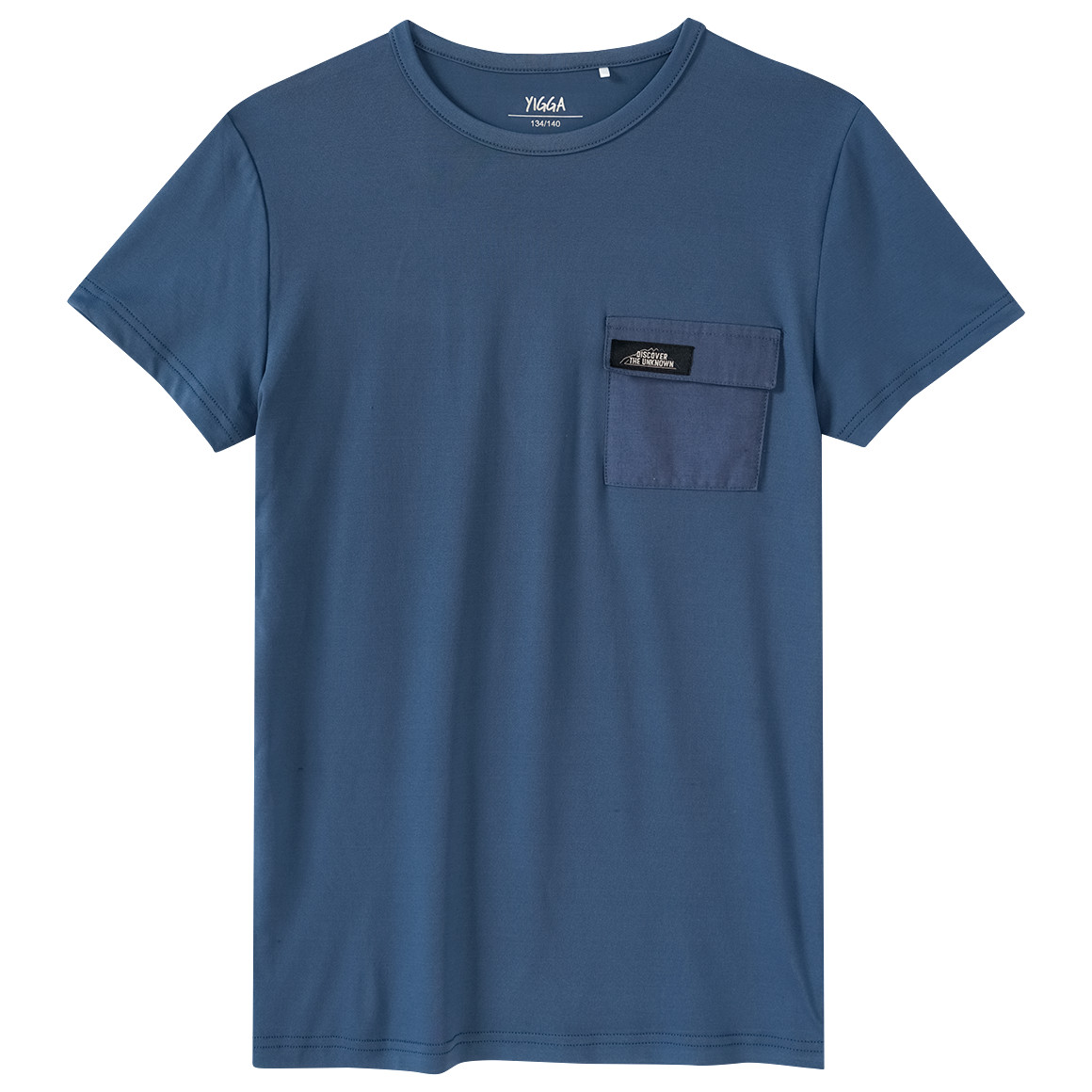 Kinder T-Shirt mit Brusttasche Kinder T-Shirt mit Brusttasche von Yigga
