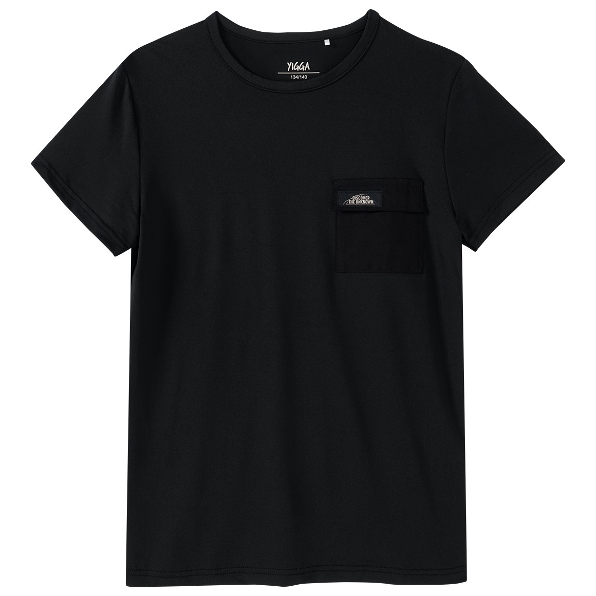 Kinder T-Shirt mit Brusttasche Kinder T-Shirt mit Brusttasche von Yigga