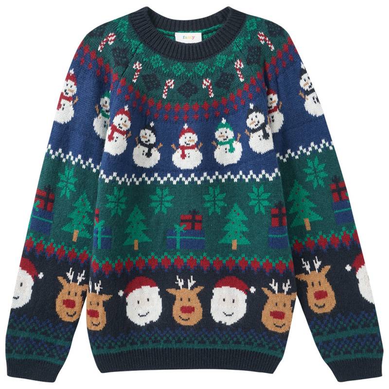 Kinder Weihnachtspullover mit Allover-Muster Kinder Weihnachtspullover mit Allover-Muster von Yigga