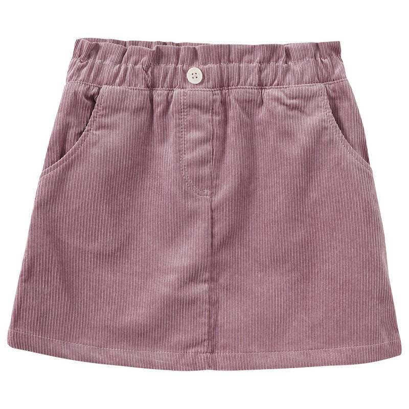 Mädchen Cord-Rock mit Elastikbund von Yigga