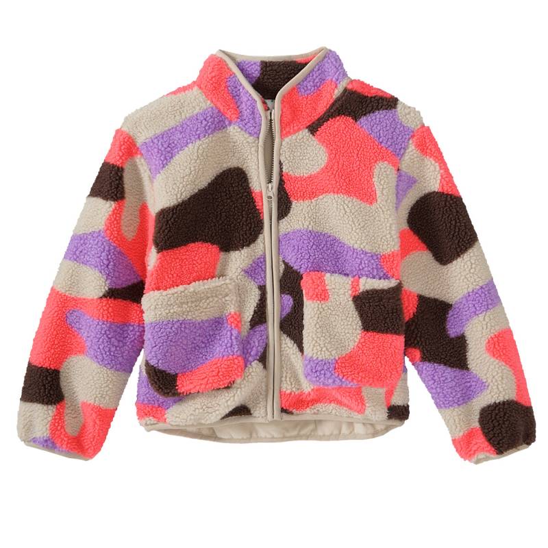 Mädchen Fleecejacke mit Allover-Muster von Yigga
