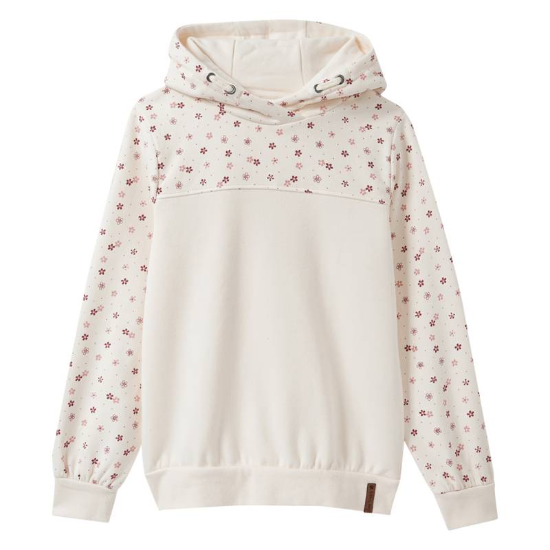 Mädchen Hoodie mit Blumen-Print von Yigga