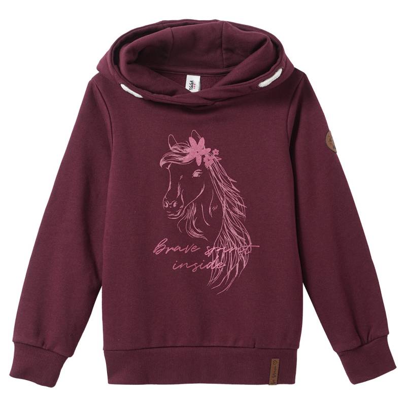Mädchen Hoodie mit Pferde-Motiv von Yigga