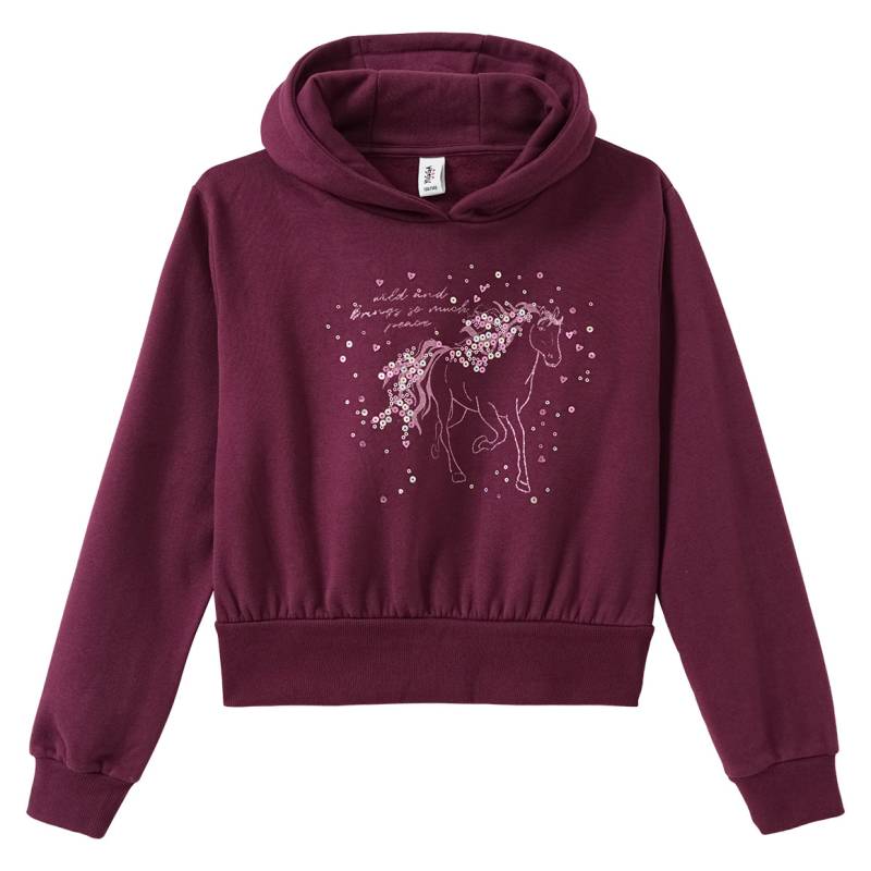 Mädchen Hoodie mit Pferde-Motiv von Yigga