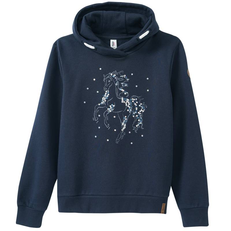 Mädchen Hoodie mit Pferde-Motiv von Yigga