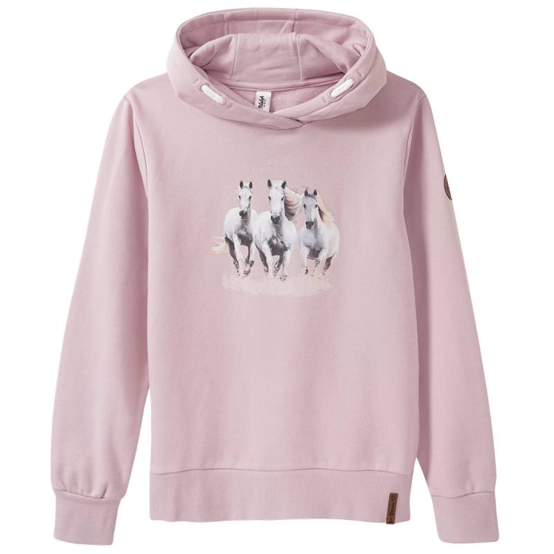 Mädchen Hoodie mit Pferde-Motiv von Yigga