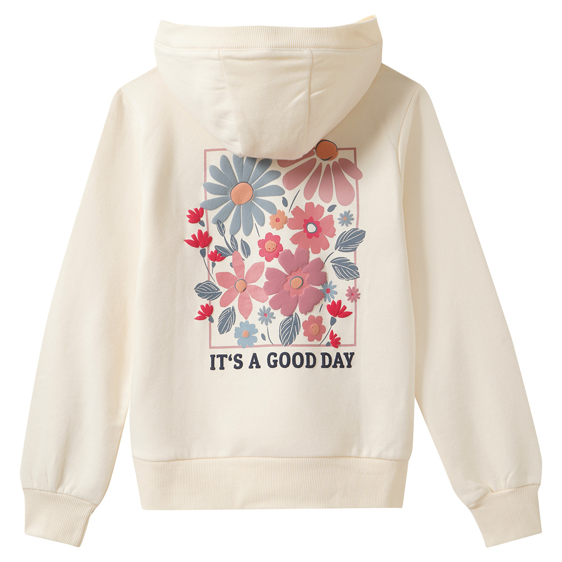 Mädchen Hoodie mit Rücken-Print von Yigga