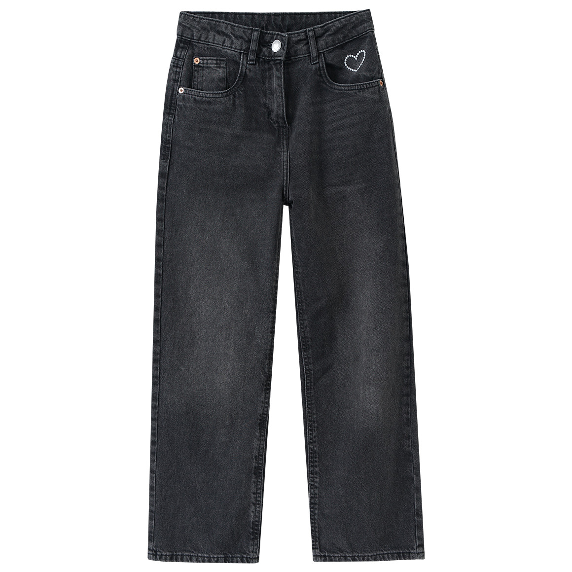 Mädchen Hose in Denim-Optik von Yigga