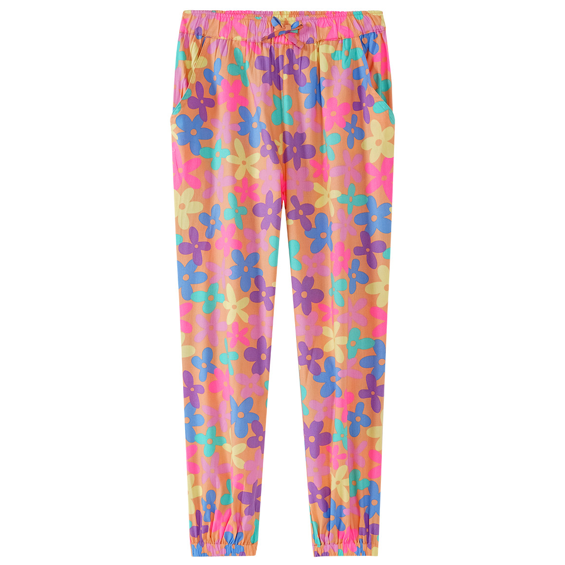 Mädchen Hose mit bunten Blumen von Yigga