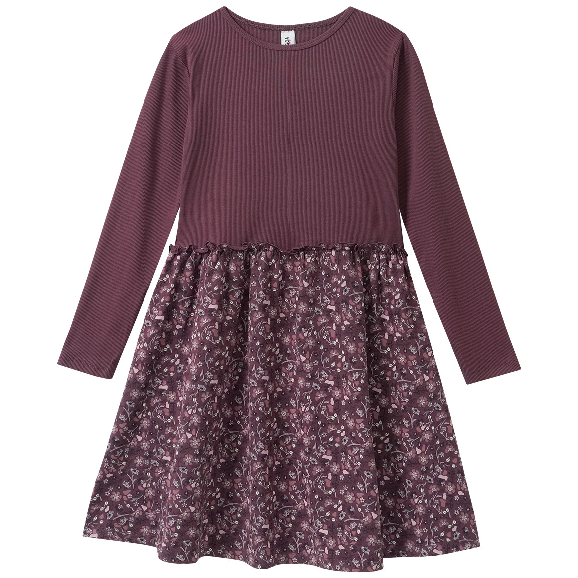 Mädchen Kleid mit Blümchen von Yigga