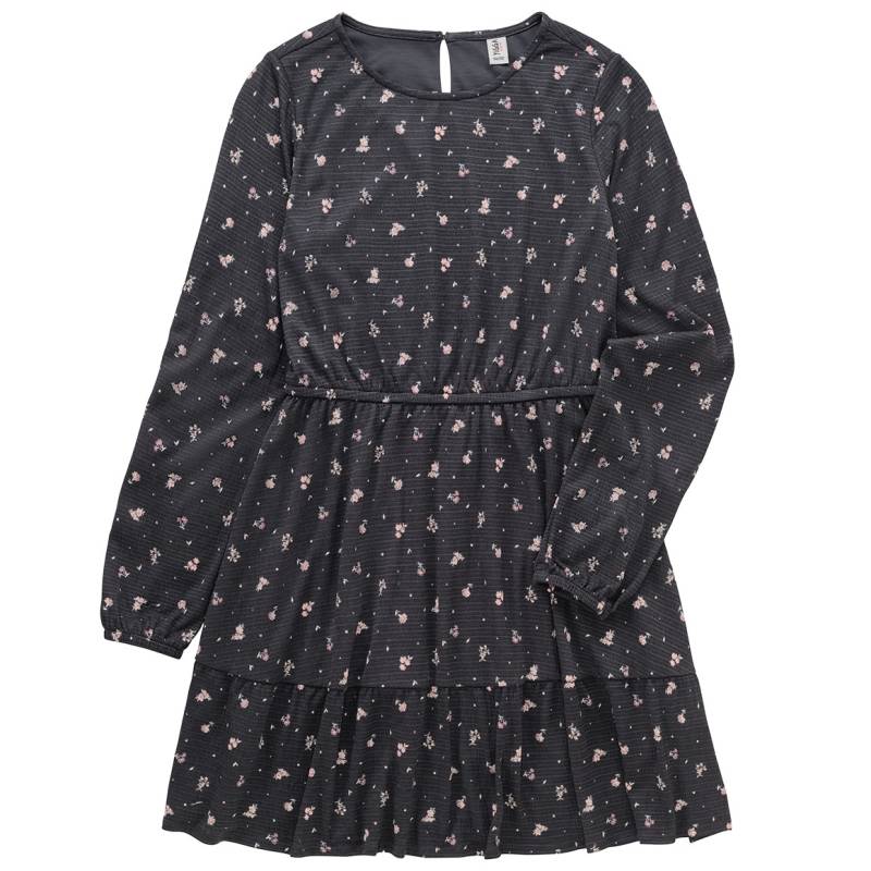 Mädchen Kleid mit Blumen-Allover von Yigga