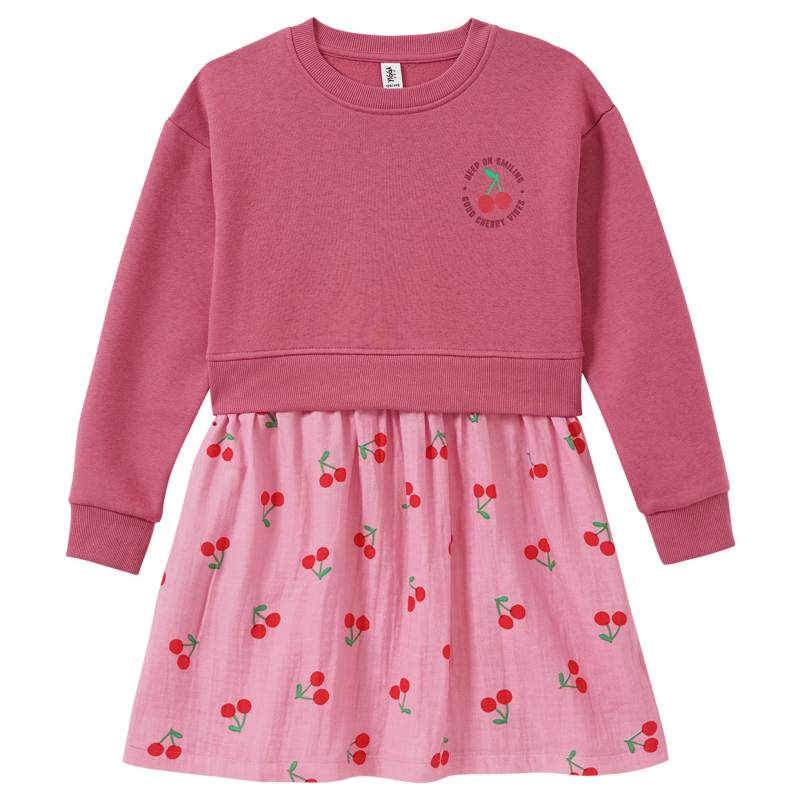 Mädchen Kleid mit angesetztem Rockteil von Yigga