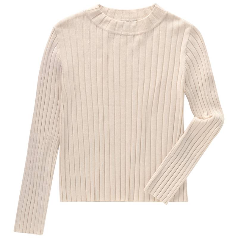 Mädchen Langarmshirt in Ripp-Optik von Yigga