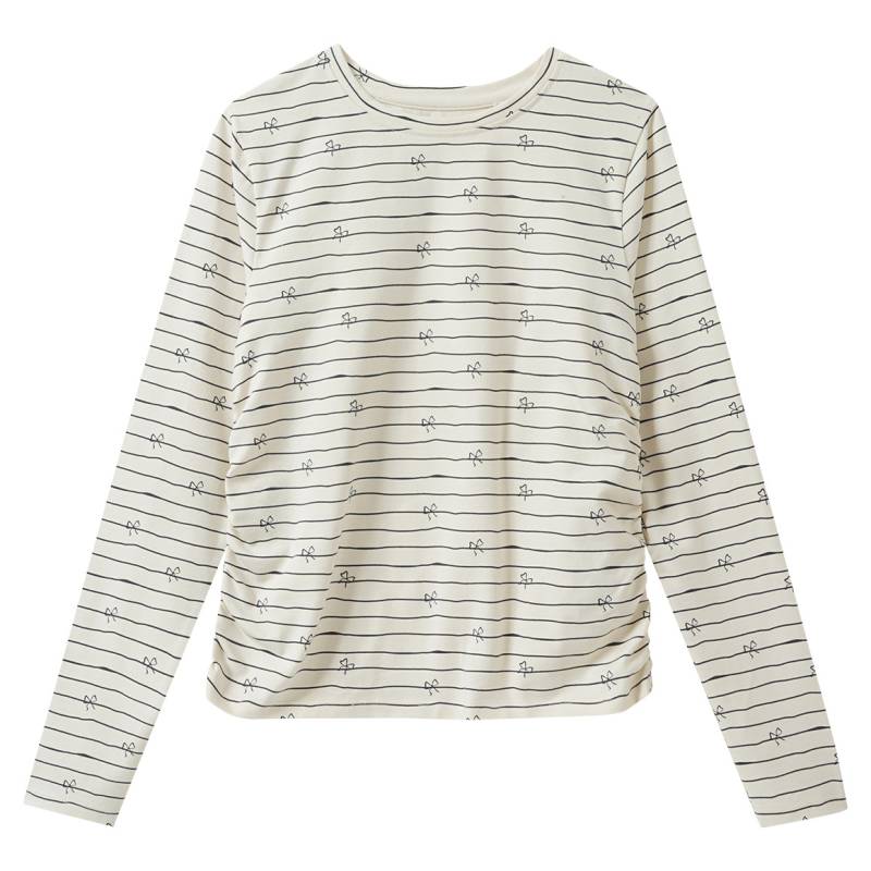 Mädchen Langarmshirt mit Raffungen von Yigga