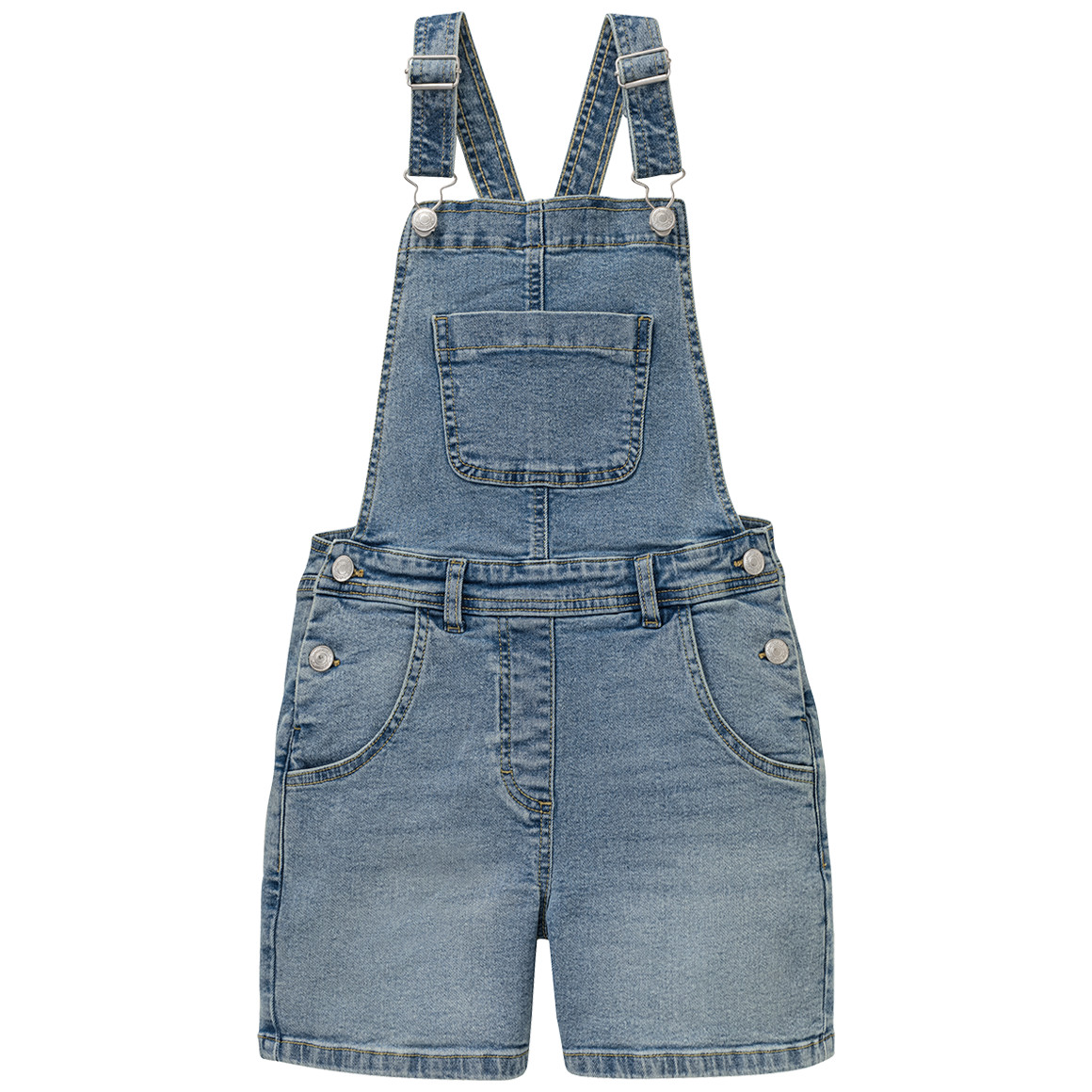 Mädchen Latzshorts aus Denim Mädchen Latzshorts aus Denim von Yigga