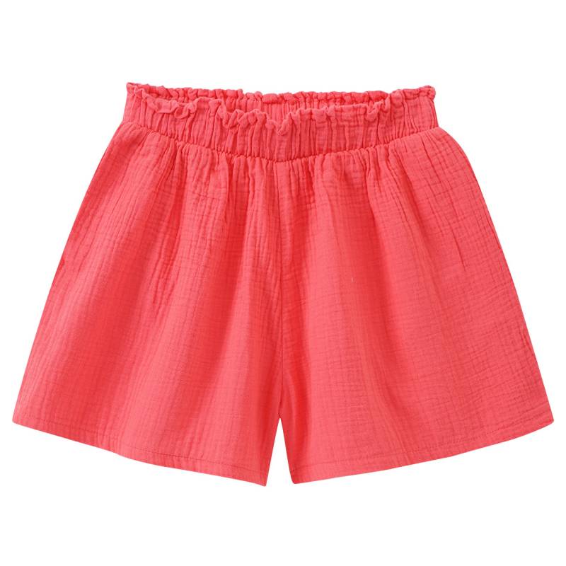 Mädchen Musselin-Shorts in unifarben von Yigga
