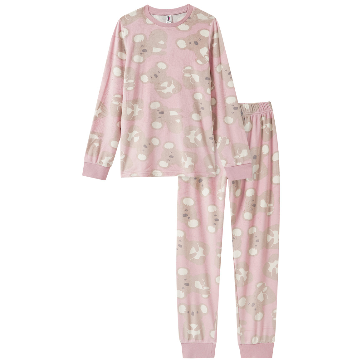 Mädchen Nicki-Schlafanzug mit Allover-Print von Yigga
