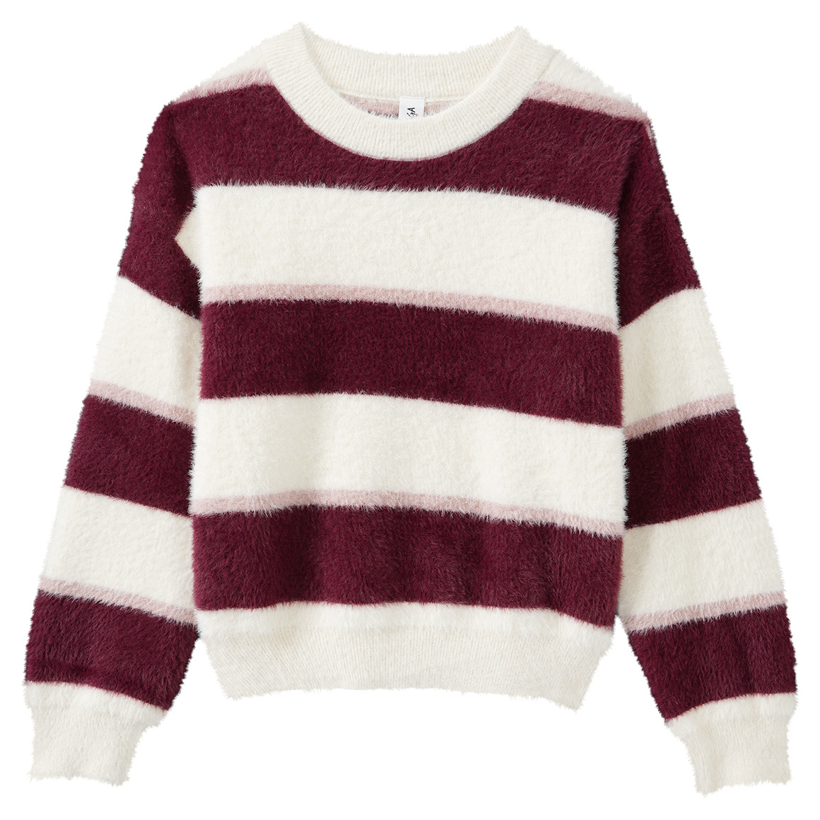 Mädchen Pullover mit Blockstreifen von Yigga