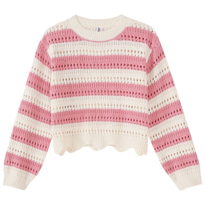 Mädchen Pullover mit Streifen von Yigga