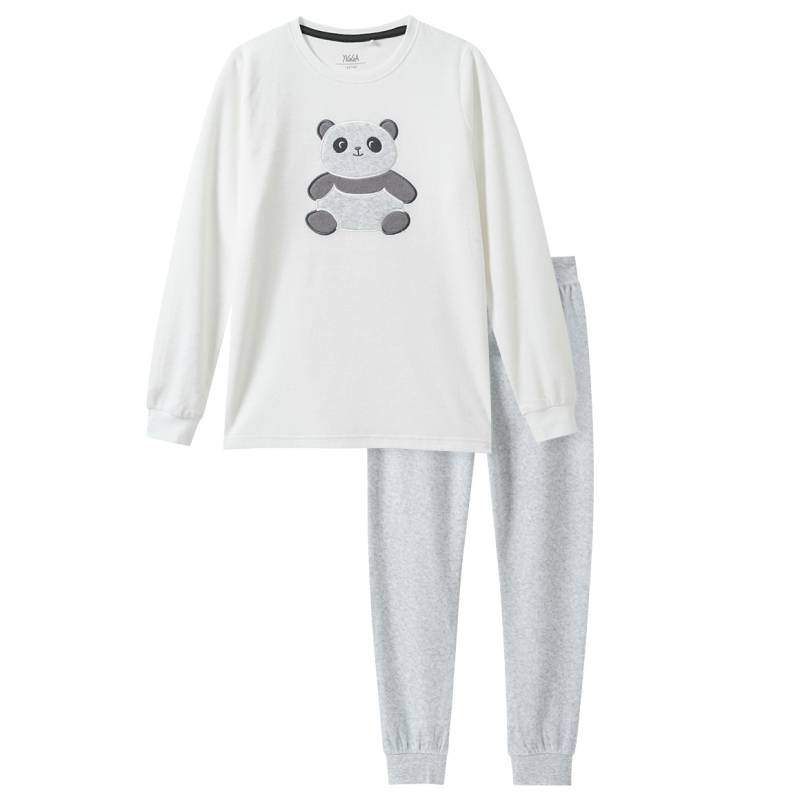 Mädchen Schlafanzug mit Panda-Applikation Mädchen Schlafanzug mit Panda-Applikation von Yigga