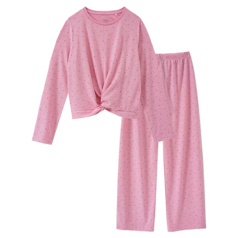 Mädchen Schlafanzug mit Sternchen-Allover von Yigga