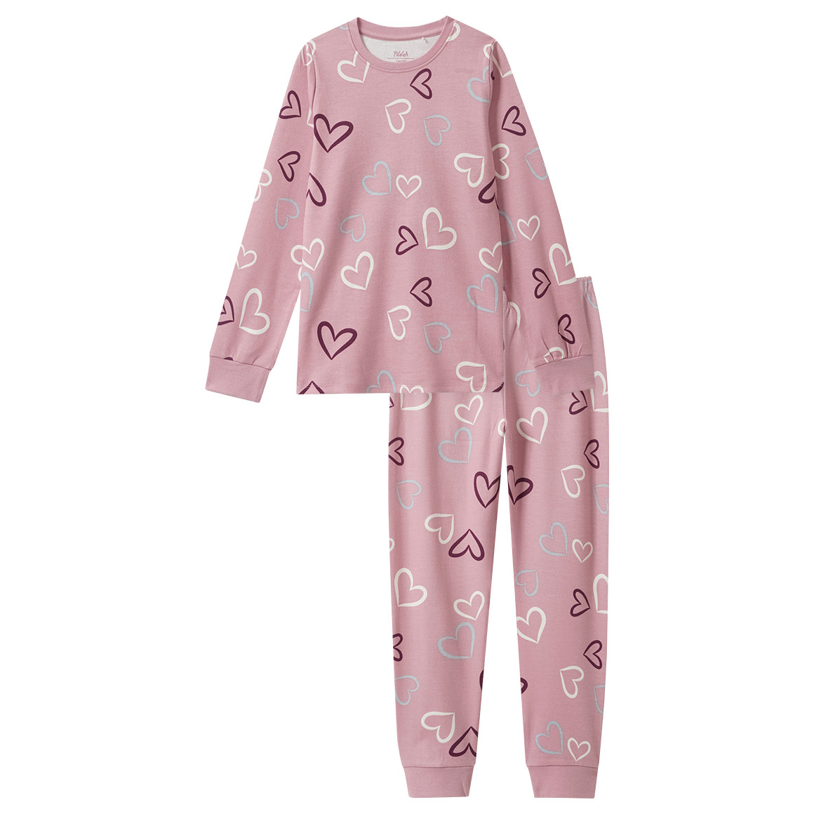 Mädchen Schlafanzug mit leuchtendem Print Mädchen Schlafanzug mit leuchtendem Print von Yigga