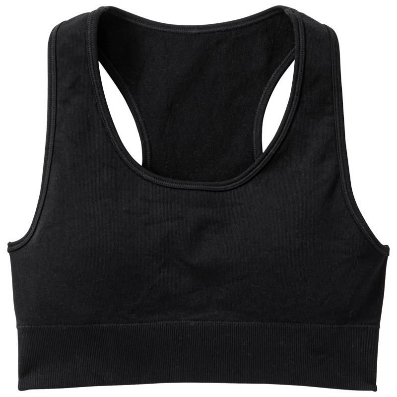 Mädchen Sport-Bustier mit Rippstruktur von Yigga